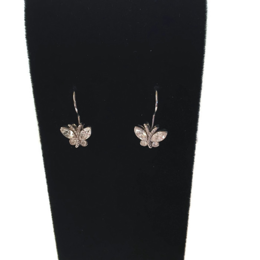 Butterfly Rhinestone Earrings